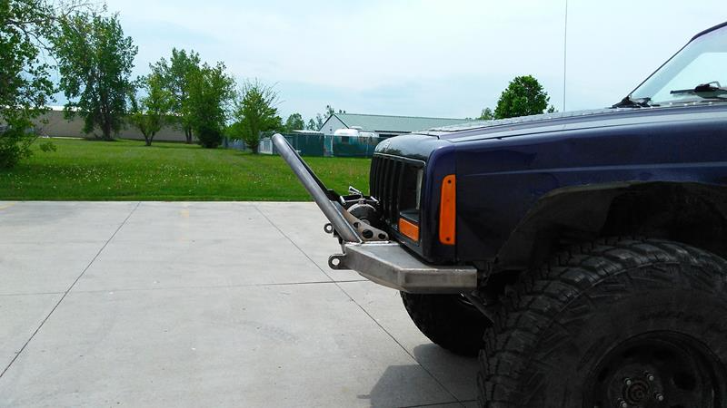 XJ Modular Winch Stinger Bumper | Stealth