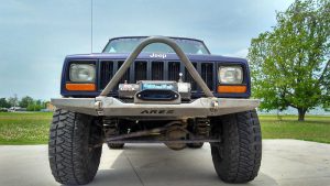 XJ Modular Winch Stinger Bumper | Stealth