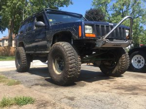 XJ Stubby Stinger Winch Bumper | Stealth | XJ (84-01)